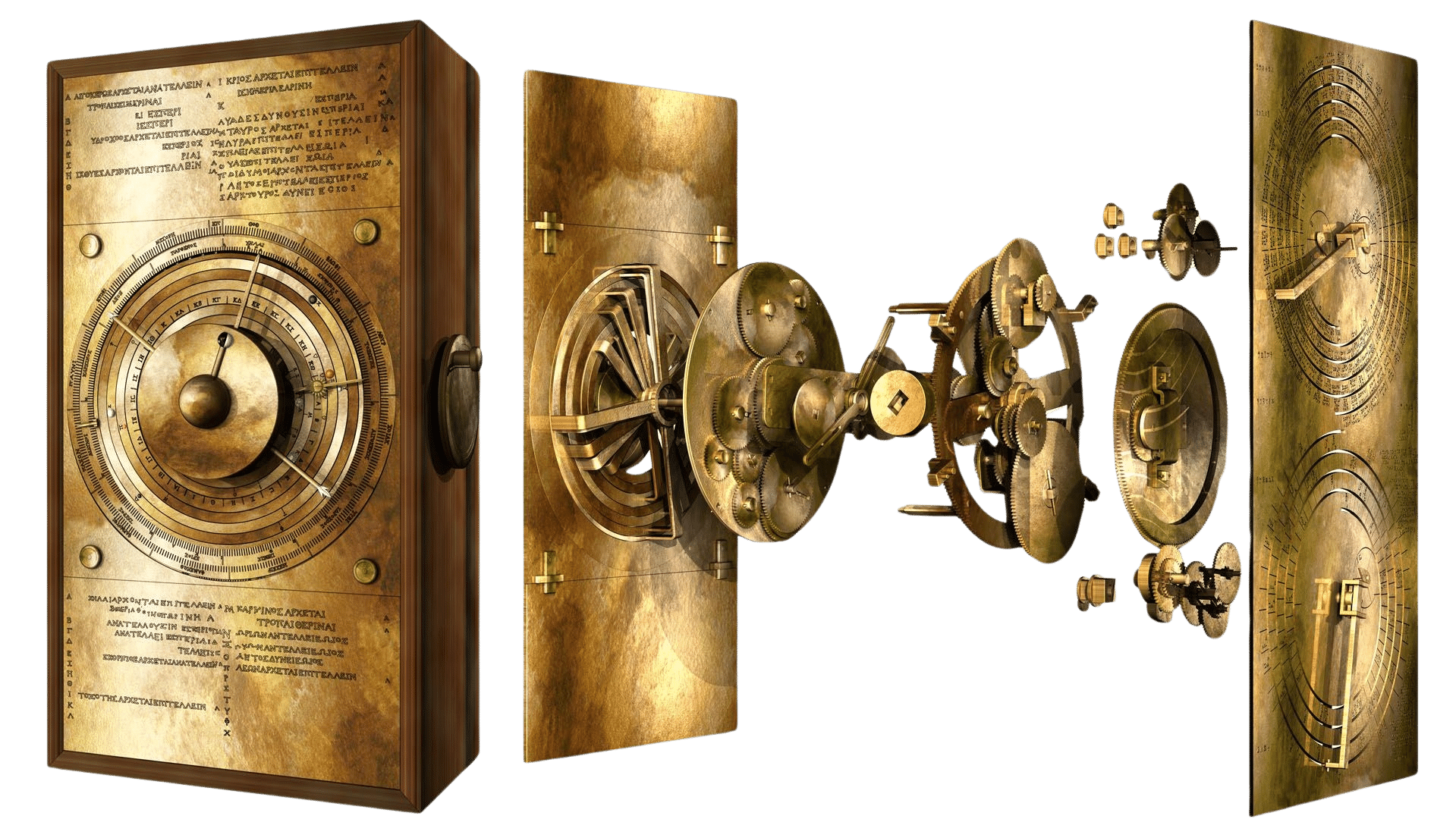 Reconstruction of Antikythera mechanism